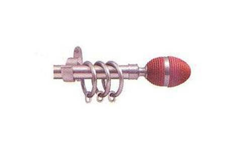 Steeped Oval Curtain Rod